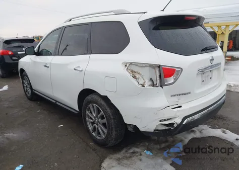 2016 Nissan Pathfinder S from USA, damaged, VIN 5N1AR2MNXGC668663